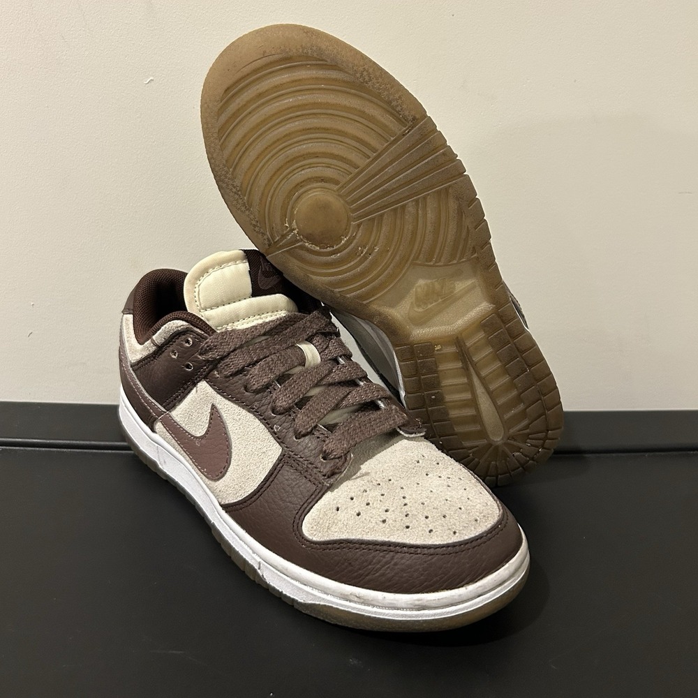 Size 5.5 Dunk Low Women's Sneakers Plum Eclipse Suede Leather FJ4734-100